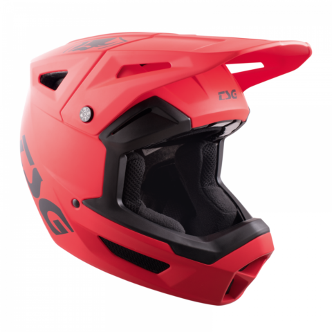 Sentinel Full Face Helmet - Satin Red